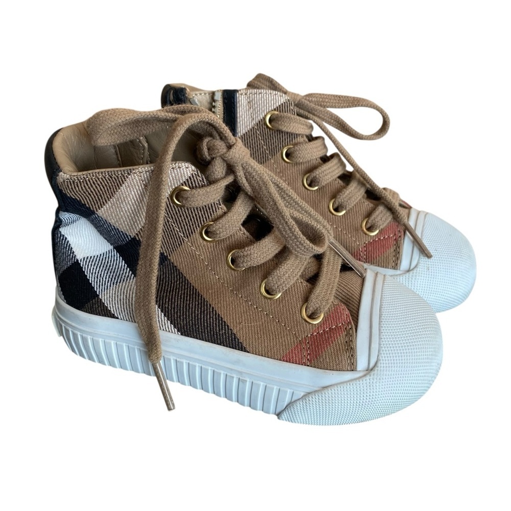 B6 BURBERRY House Check Toddler Shoes Size 24